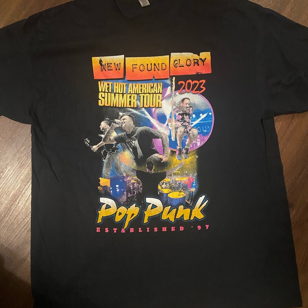 New Found Glory shirt 2023 band tee Brand New size large.